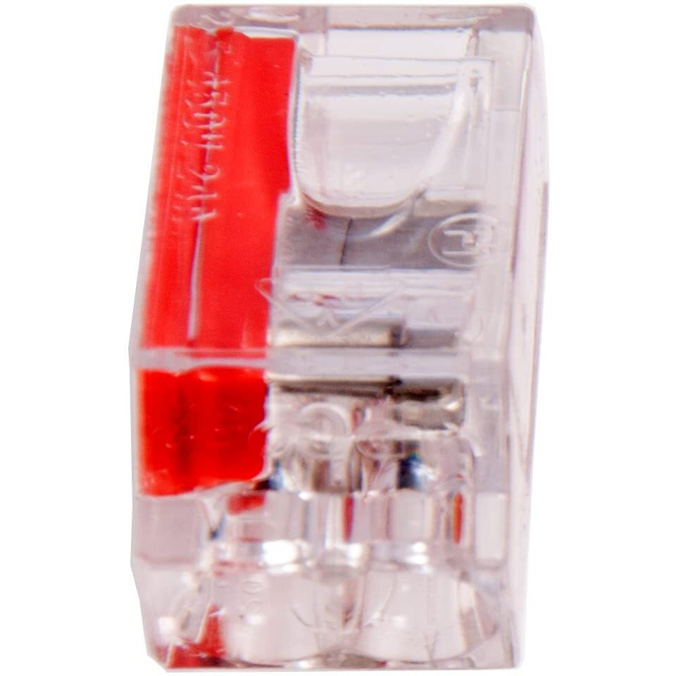 CONNECTOR 2PORT RED 10PK(Pack of 1)