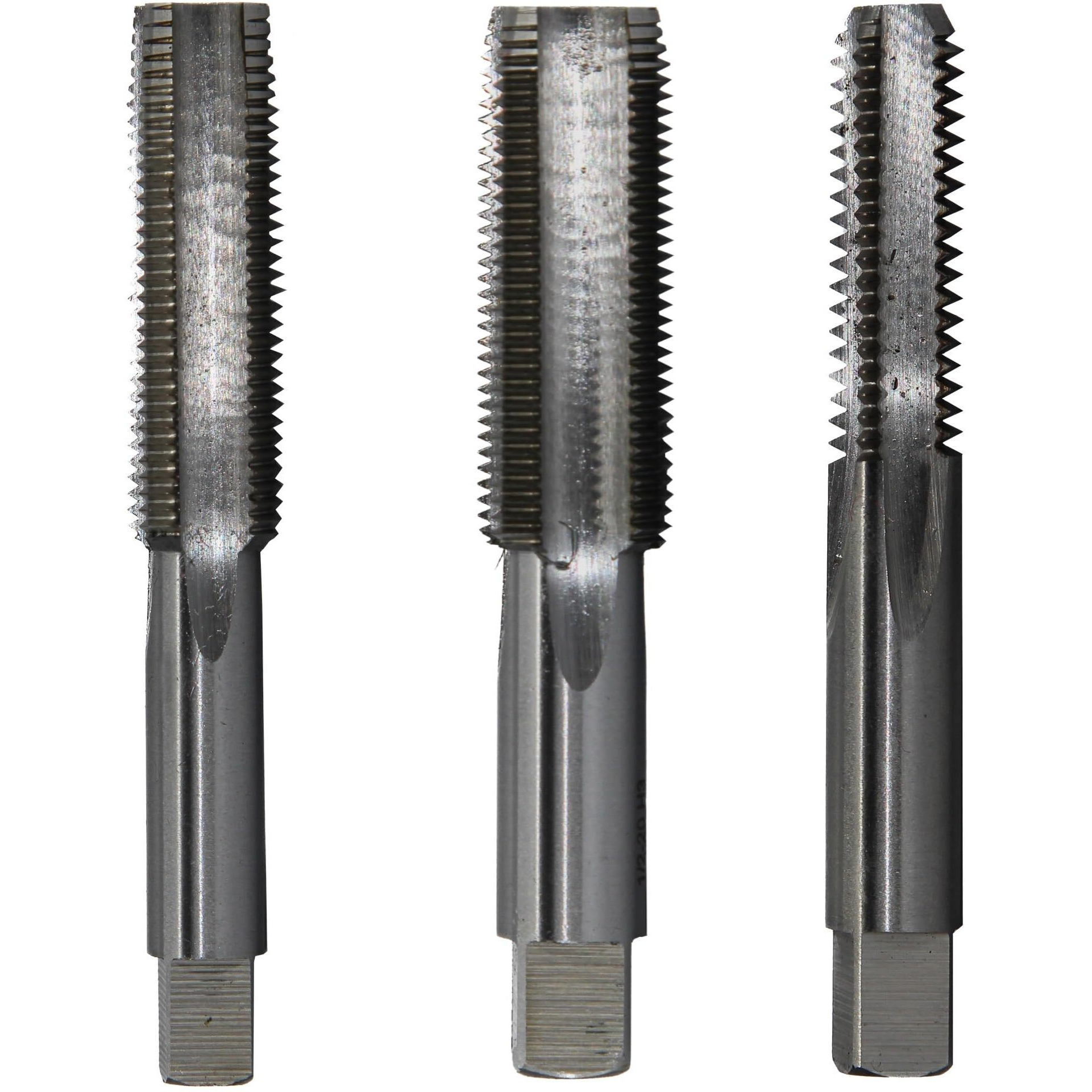 5/8"-11 HSS Left Hand 4 Flute Tap Set, DWT60834