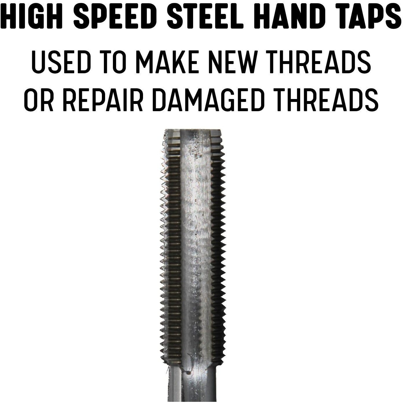 5/8"-11 HSS Left Hand 4 Flute Tap Set, DWT60834