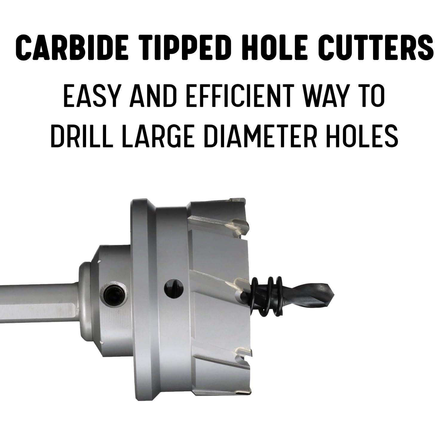 3/4" Carbide Tipped Hole Cutter, 3/16" Depth of Cut, DMS04-8019