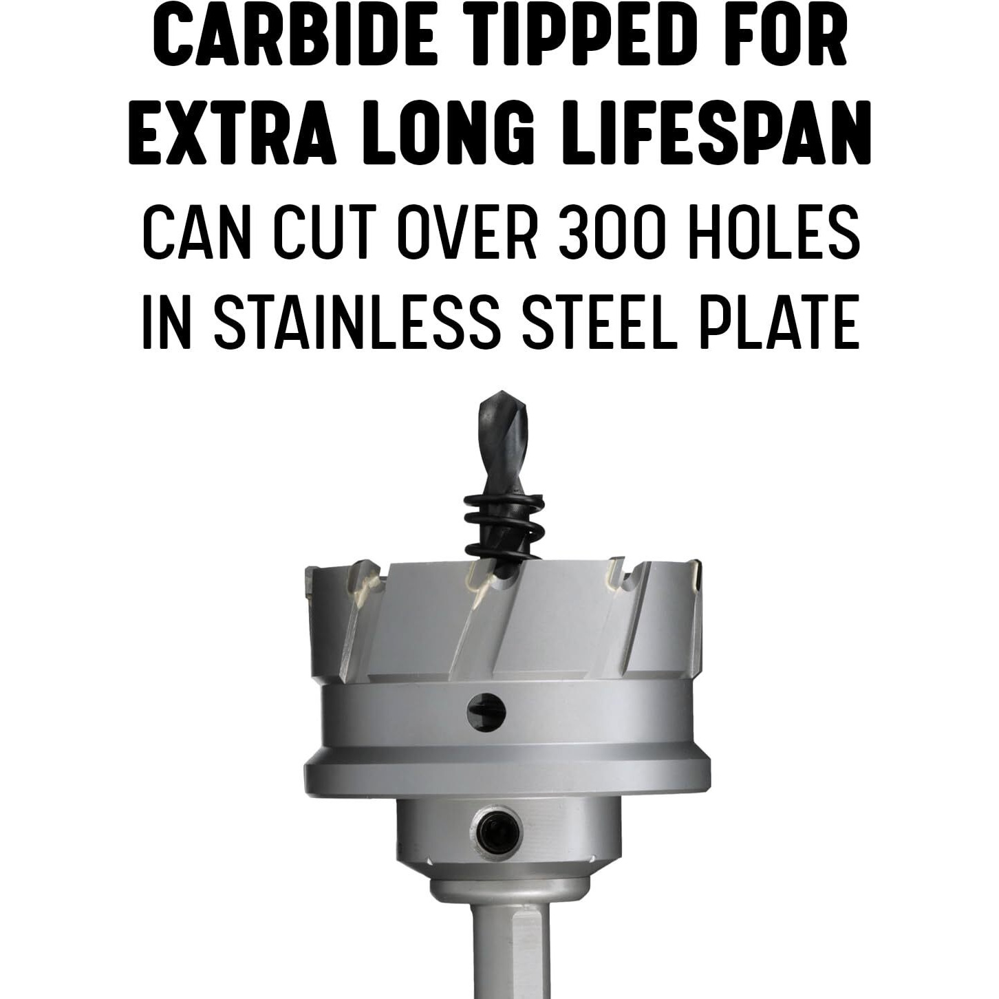 3/4" Carbide Tipped Hole Cutter, 3/16" Depth of Cut, DMS04-8019
