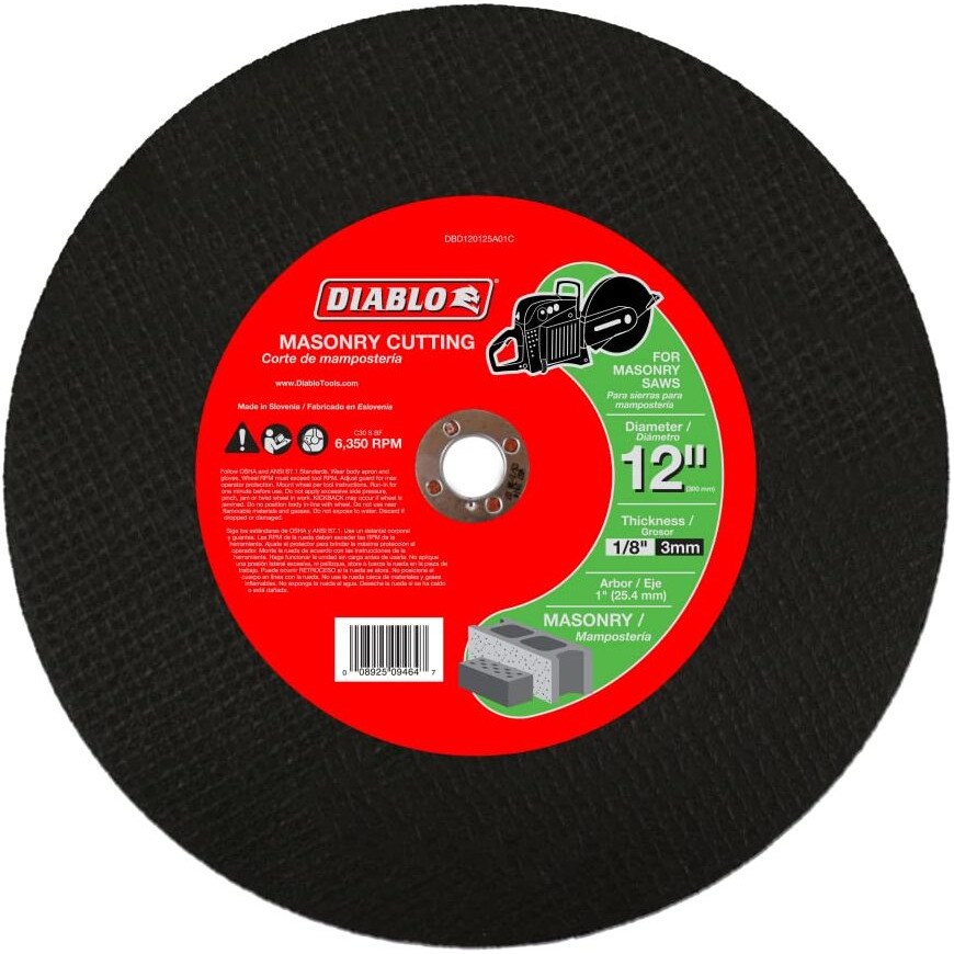 MASONRY HS CUTOFF DSC12" (Pack of 1)