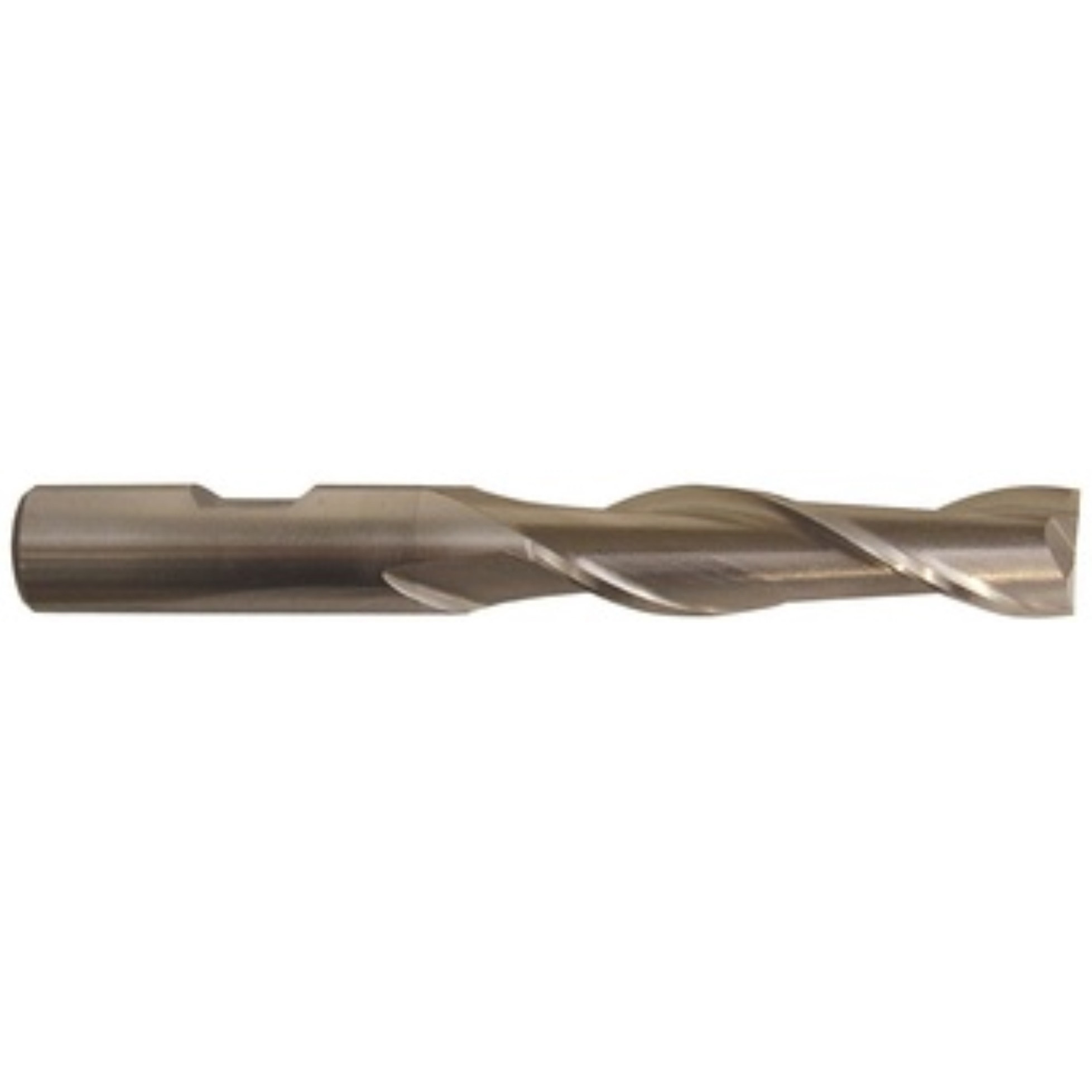5/8" X 1/2" HSS 2 Flute Single End End Mill, Qualtech, DWCT322