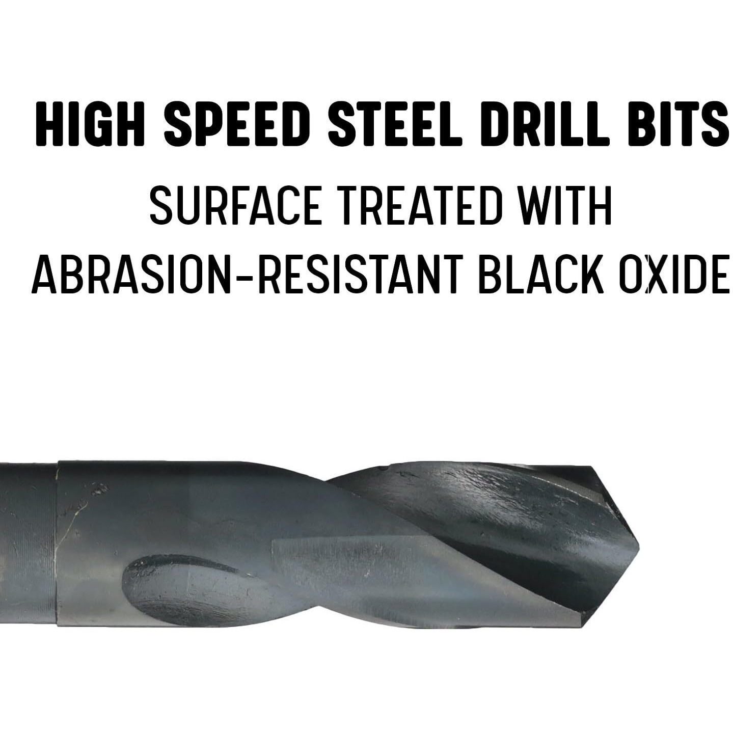 26.00mm Reduced Shank HSS Drill Bit, 1/2" Shank, Qualtech, DWDRSD26.0MM