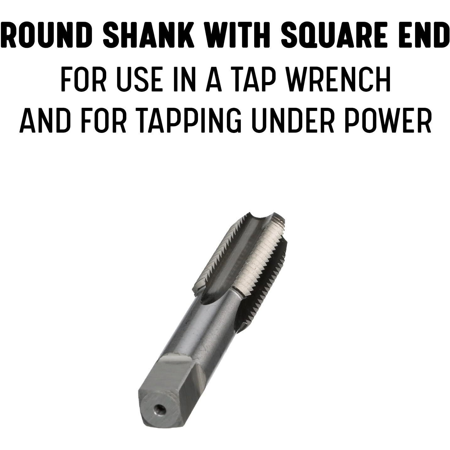 1-1/8"-12 HSS Machine and Fraction Hand Plug Tap, Qualtech, DWT54972