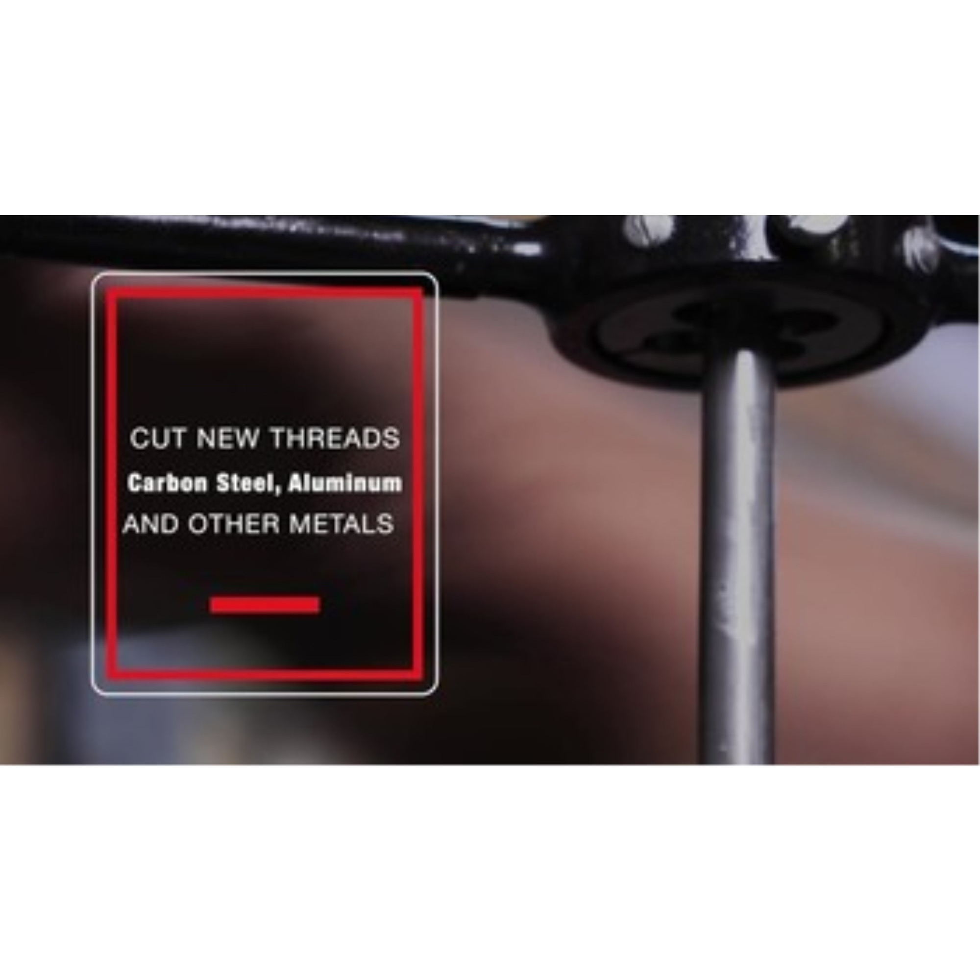 3/8" NPT 1-1/2" OD HSS Round Adjustable Pipe Die, DWTH112-38NPT