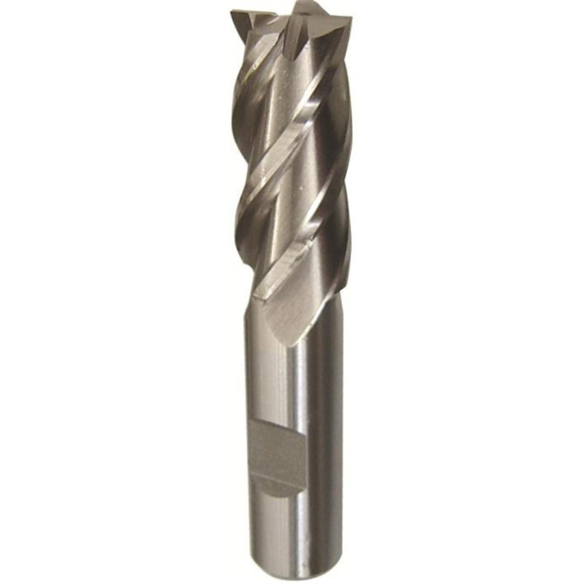 14.00mm HSS 4 Flute Single End End Mill, Qualtech, DWC14MM-4FSE