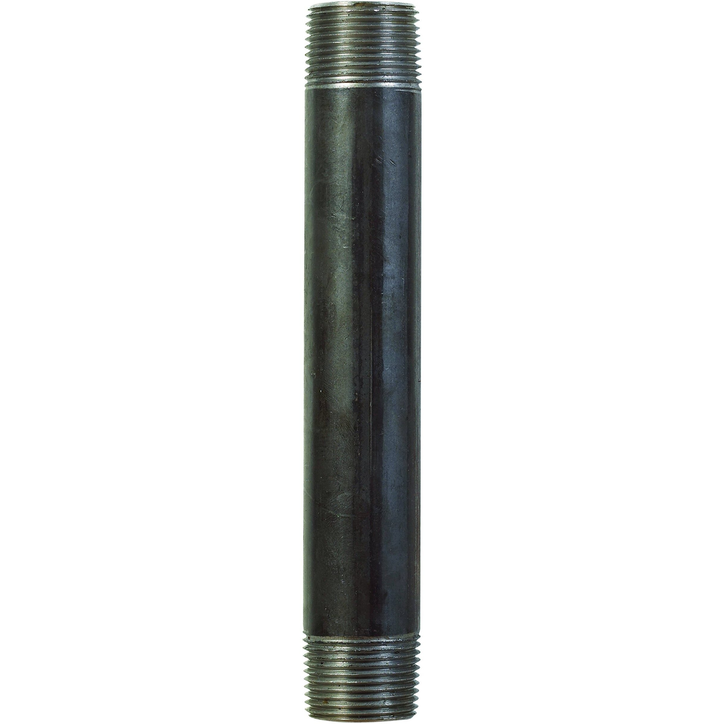 NIPPLE BLACK 1&quotX8" (Pack of 1)