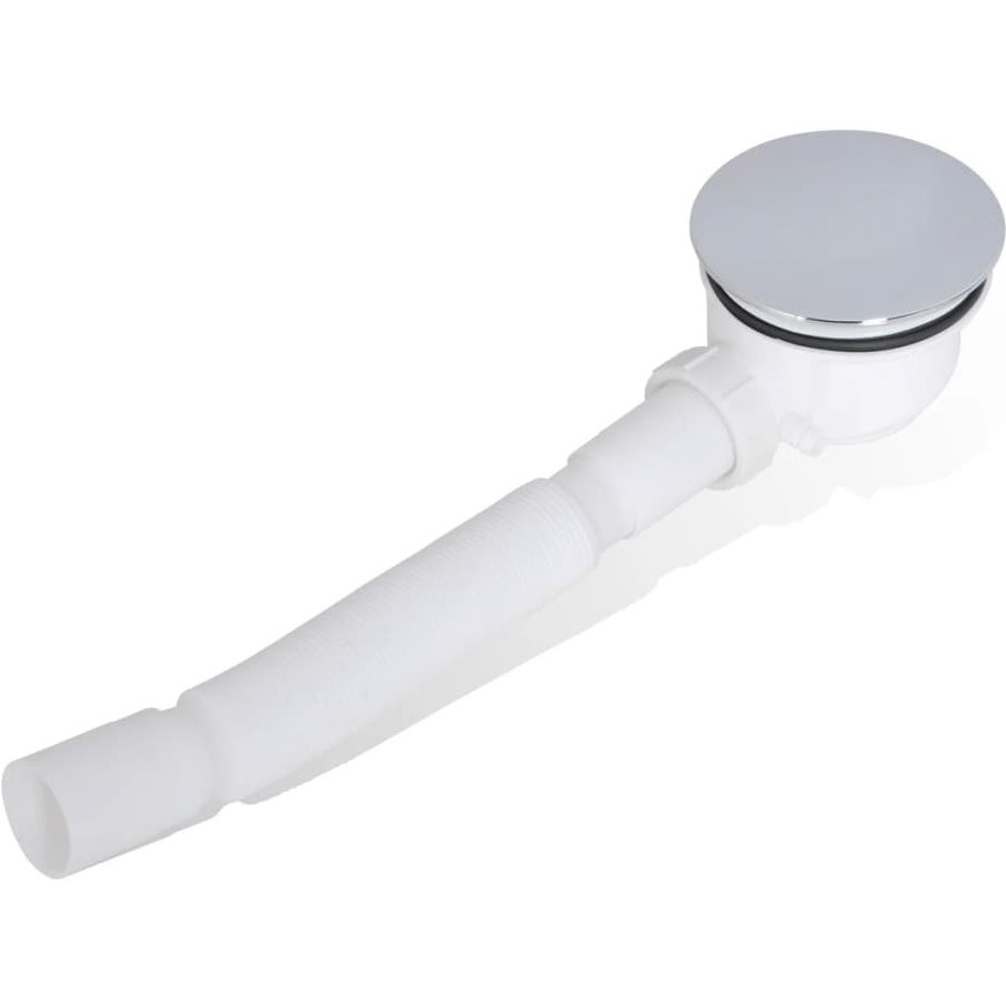 vidaXL Fast Flow Waste Trap Drain & Flexible Hose for Enclosure Tray