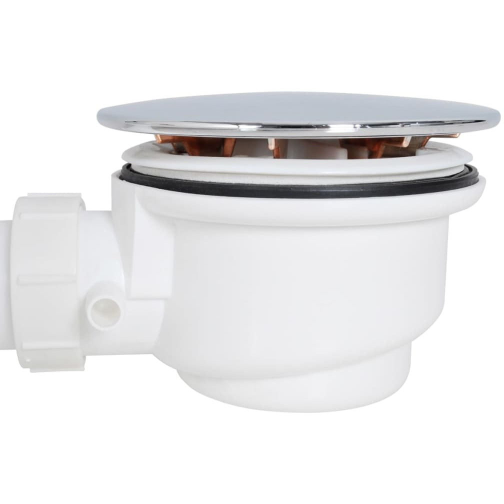 vidaXL Fast Flow Waste Trap Drain & Flexible Hose for Enclosure Tray