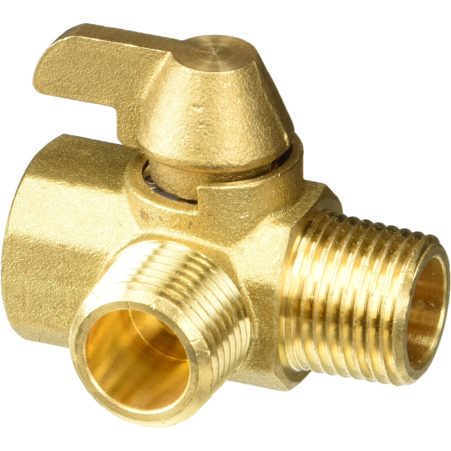 DIV VALVE BRASS 1/2' MXMX