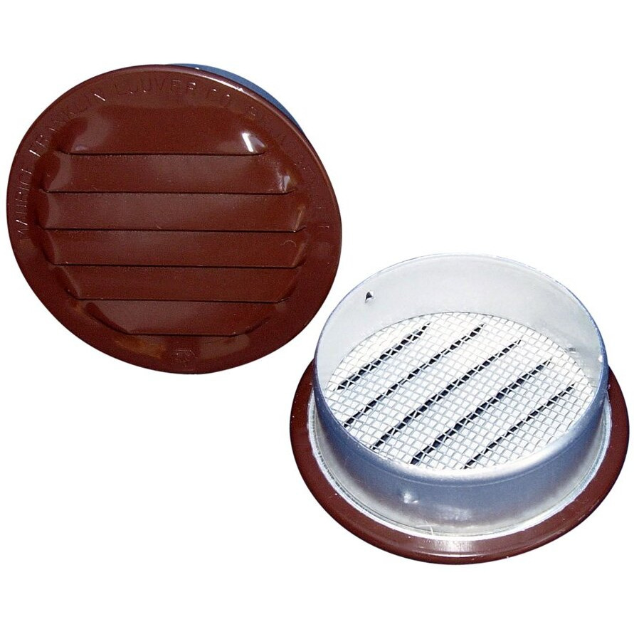 MINI LOUVER BRN 2.5" (Pack of 1)