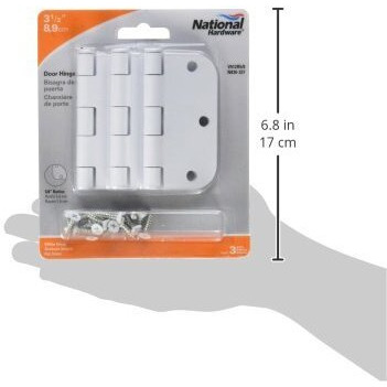 HINGE WHITE RC 3.5" (Pack of 1)