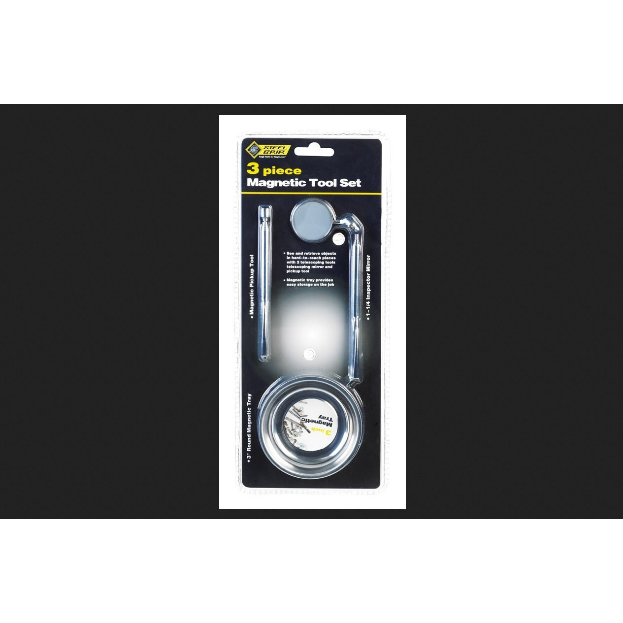 MAGNETIC TOOL SET 3PC (Pack of 1)