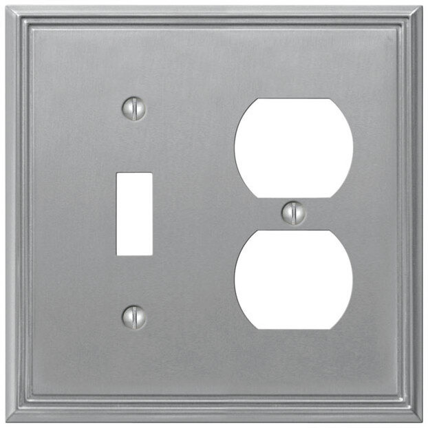 WALLPLAT1TOG/1DUP MET BN (Pack of 1)