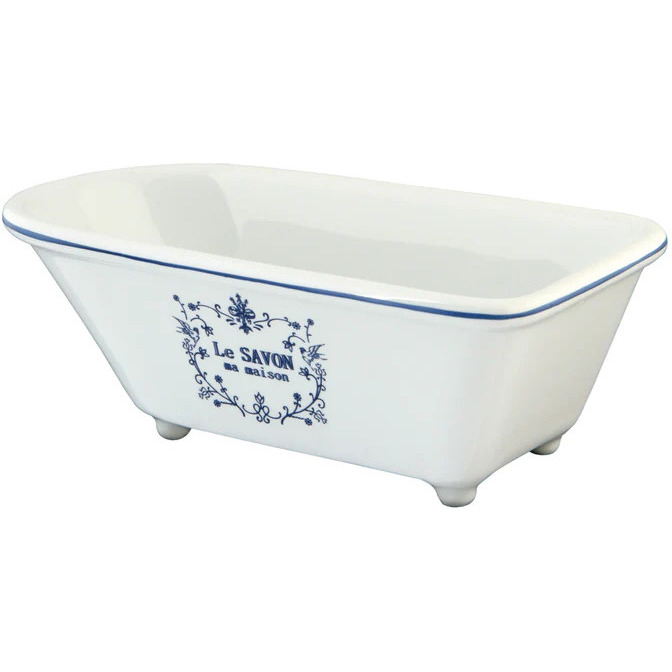 Aqua Eden BATUBDSW Le Savon 6" Roll Top Clawfoot Tub Decorative Soap Dish