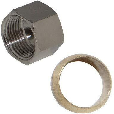 NUT&SLEEVE 3/8"" CHRM LF (Pack of 5)