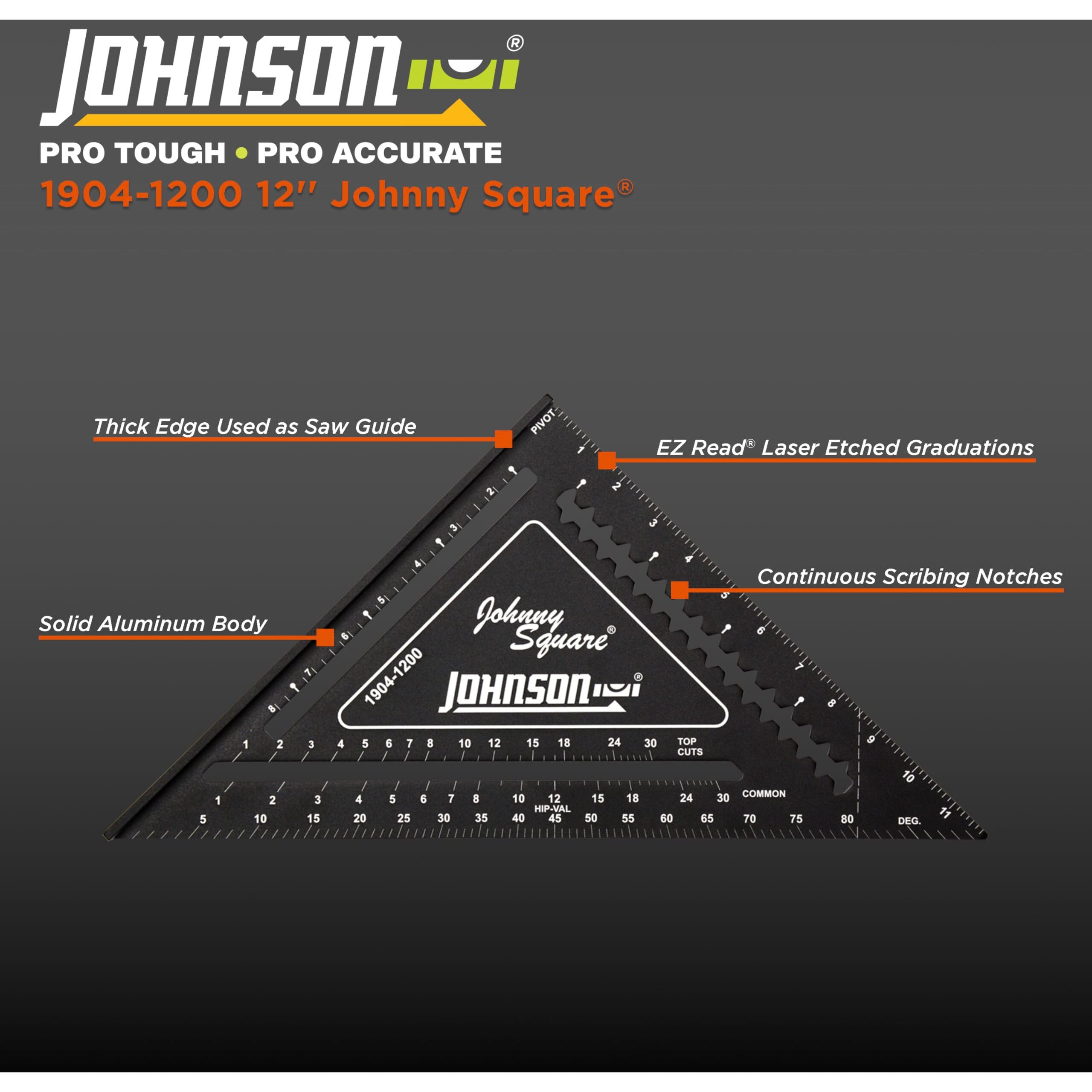 JOHNNY SQUARE RAFTER 12"" (Pack of 1)