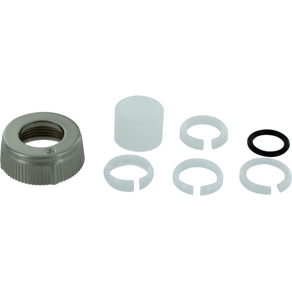 SPOUT NUT KIT  BN  2 HNDL