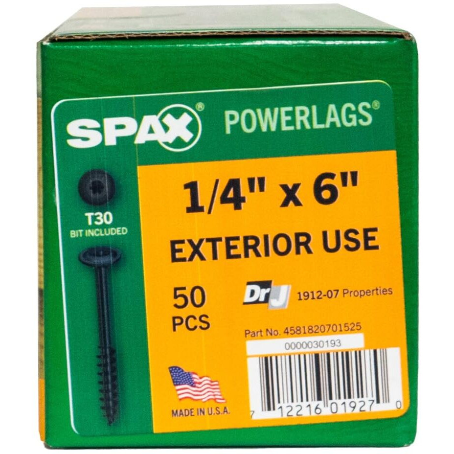 CONSTRUCTION SCRWS 6"&quotL (Pack of 1)