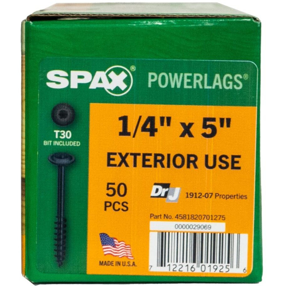 CONSTRUCTION SCRWS 5"&quotL (Pack of 1)