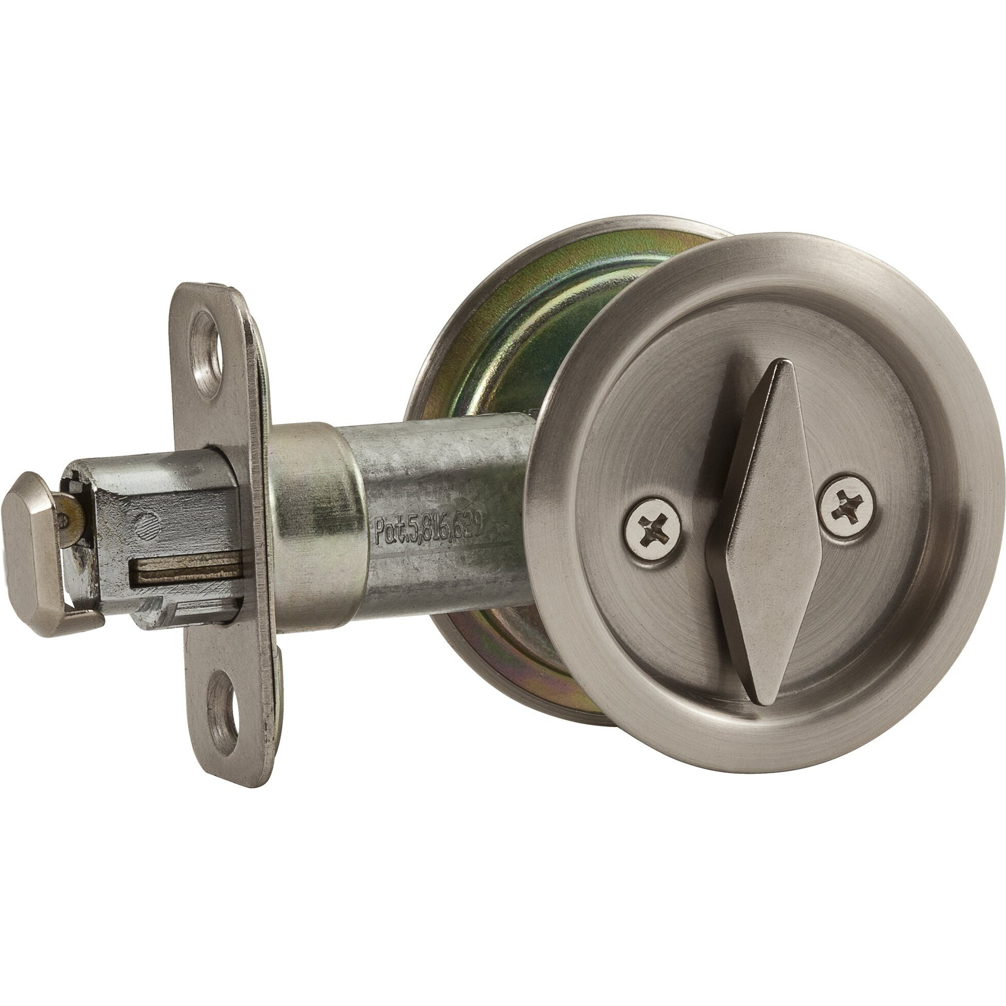 POCKET DOOR LATCH STNNKL (Pack of 1)