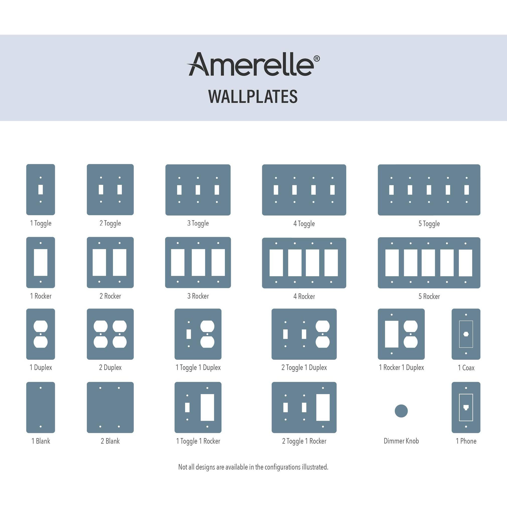 WALLPLATE CHELSEA 3T WHT (Pack of 1)