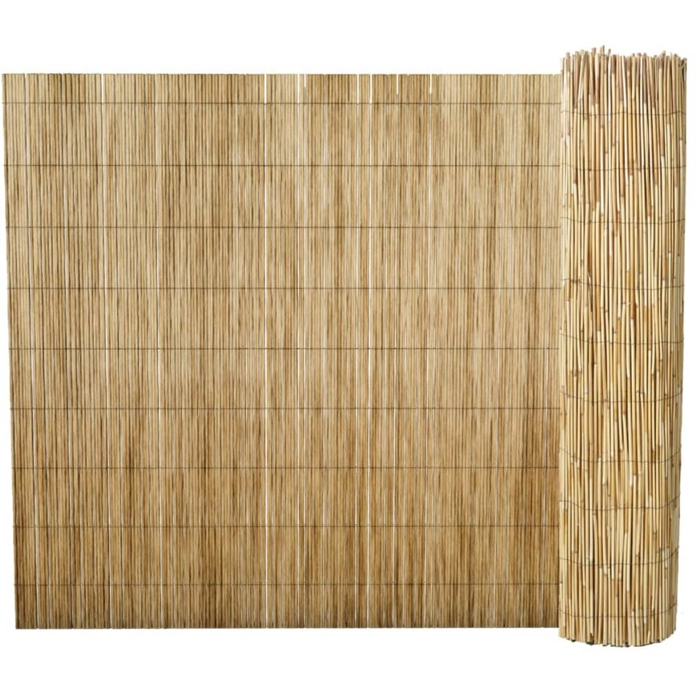 vidaXL Garden Reed Fence 196.9&quotx39.4"