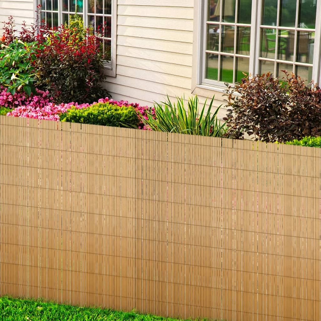 vidaXL Garden Reed Fence 196.9&quotx39.4"