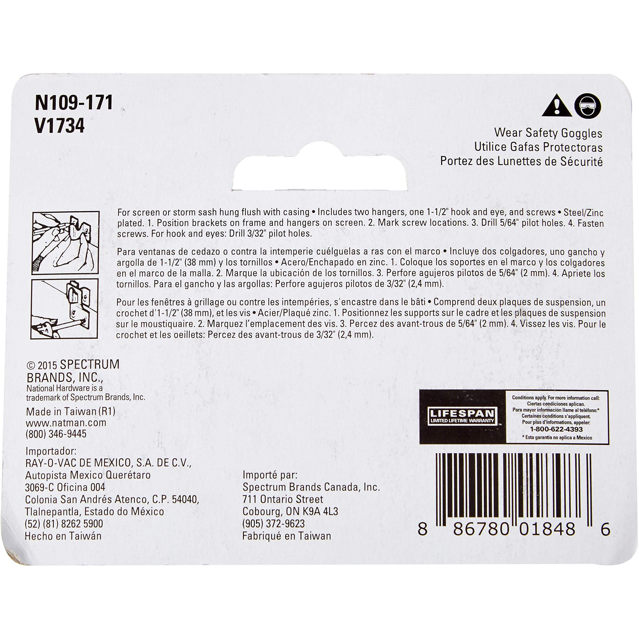 SASH HANGER ZINC PLATED (Pack of 1)