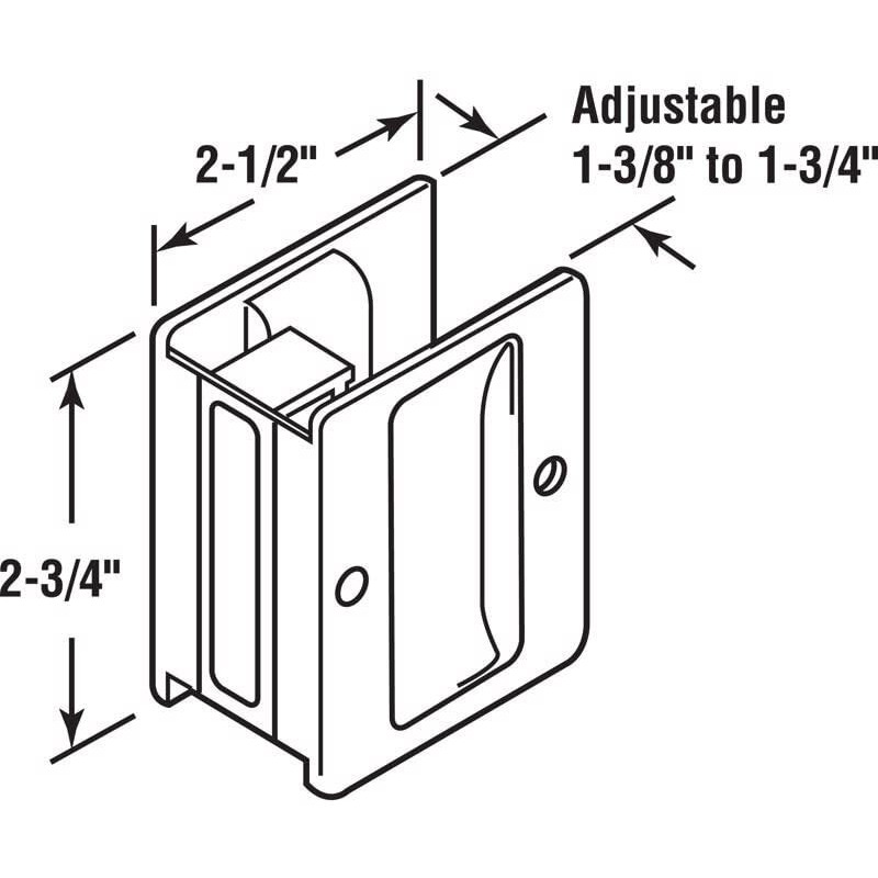 POCKET DOOR PULL BRZ (Pack of 1)