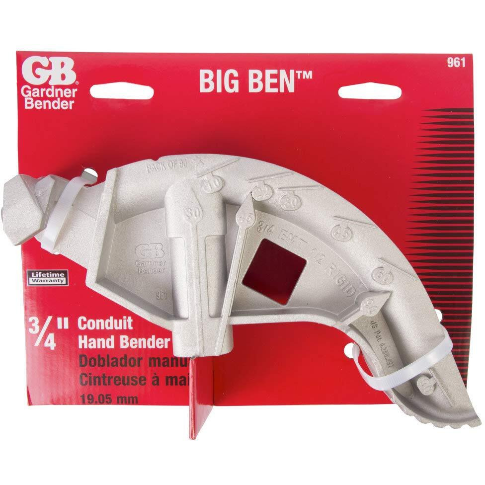 ALUM HAND BENDER 3/4"(Pack of 1)