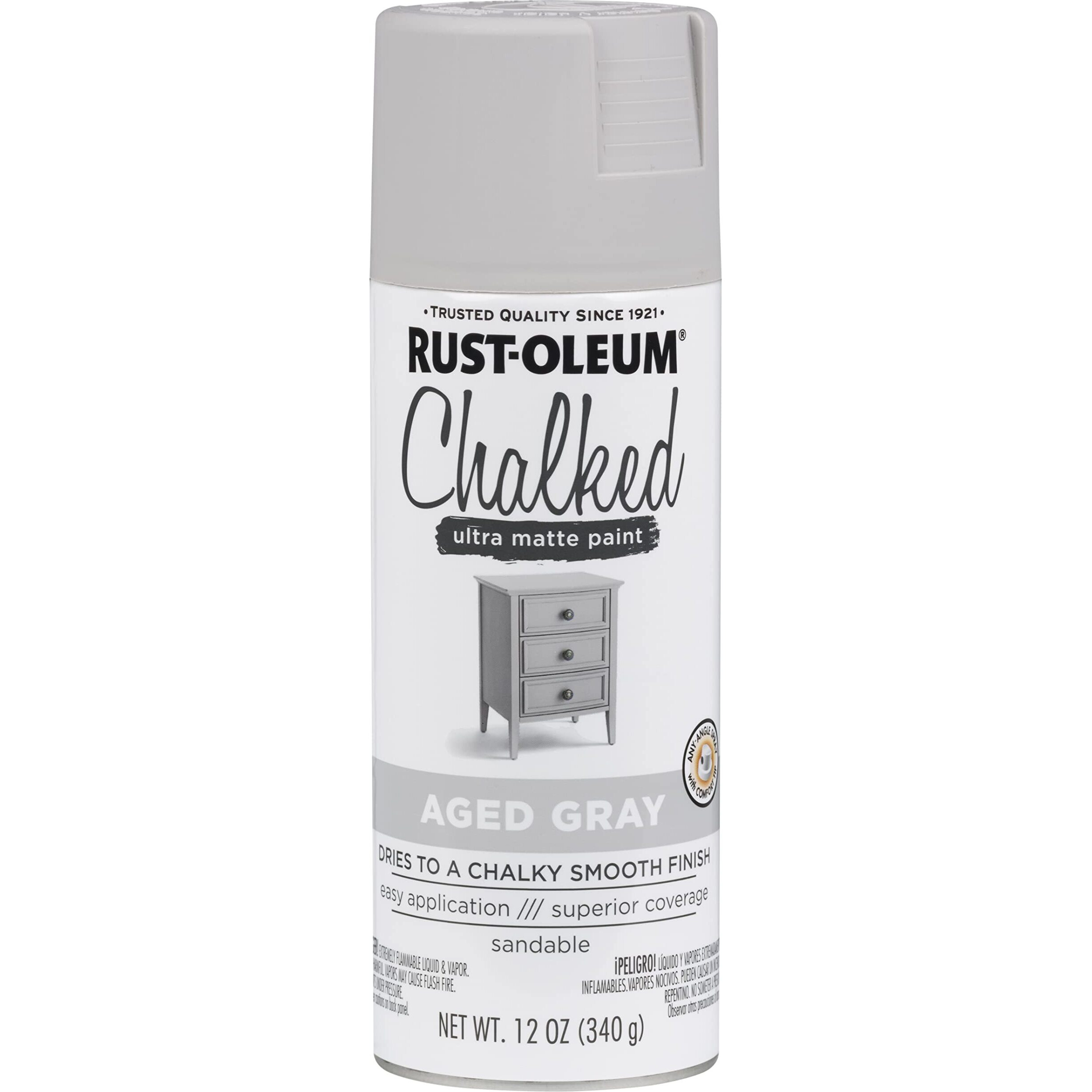 SPRAYCHALK PNT GRY 12OZ (Pack of 1)