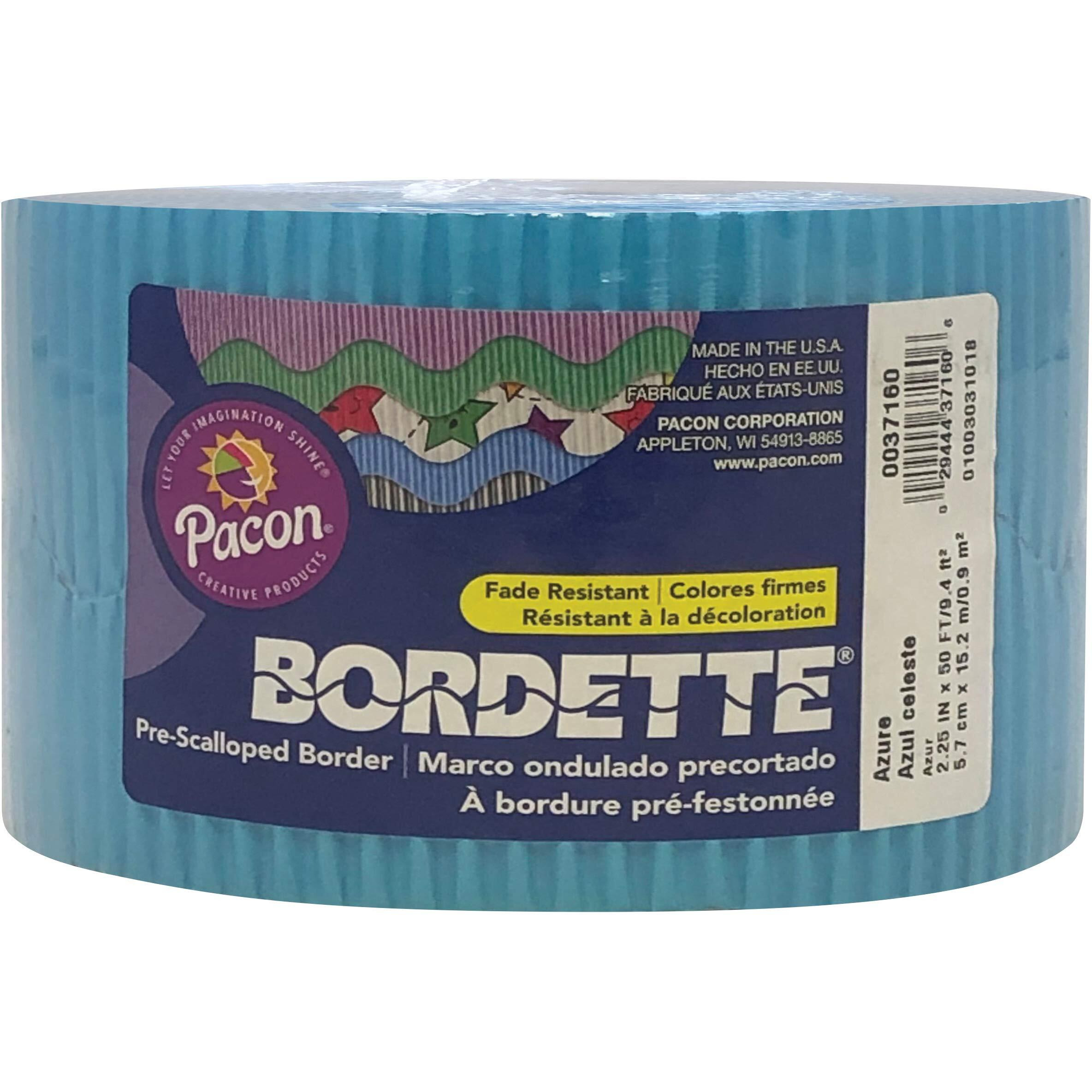 BORDETTE 2 1/4 X 50FT AZURE BLUE