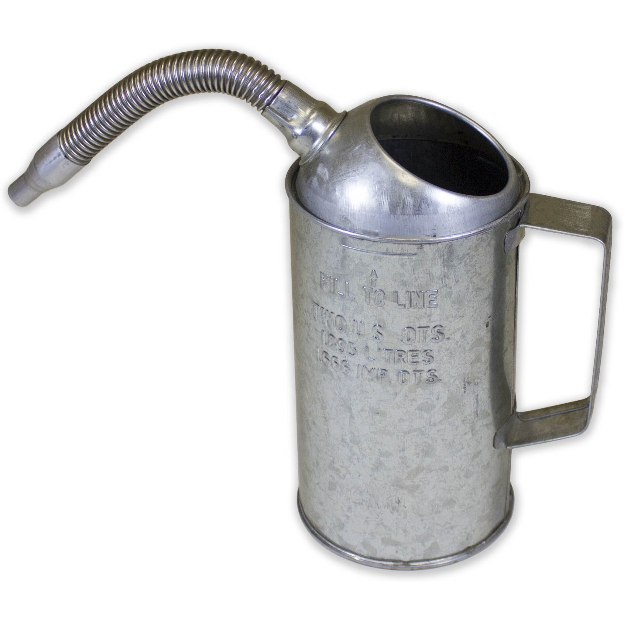 SILVER 2 QT  GAL MEASURE CAN