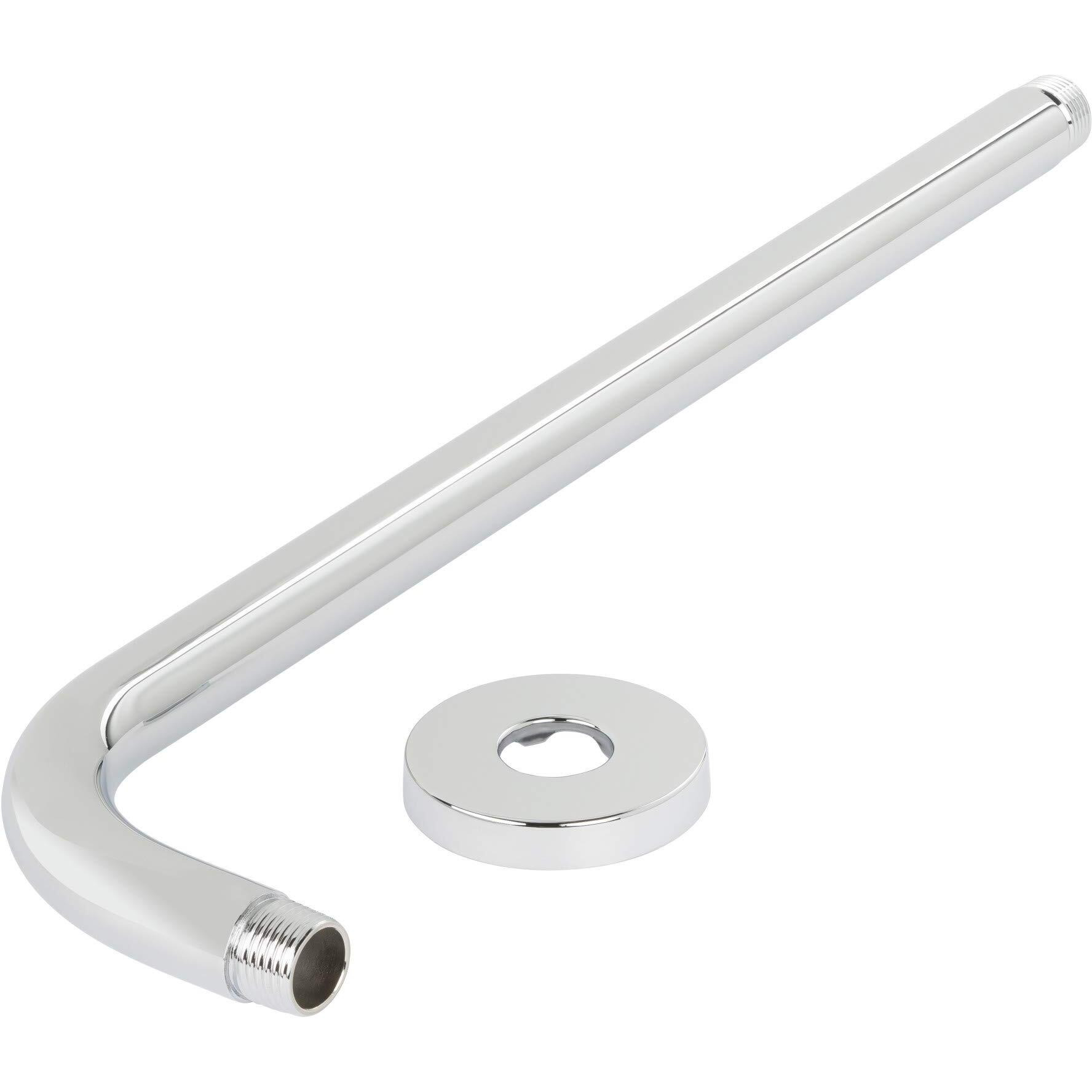 Miseno 16" Rain Shower Arm And Flange Polished Chrome