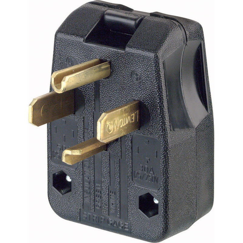 ANGLE PLUG GRND 30/50AMP (Pack of 1)