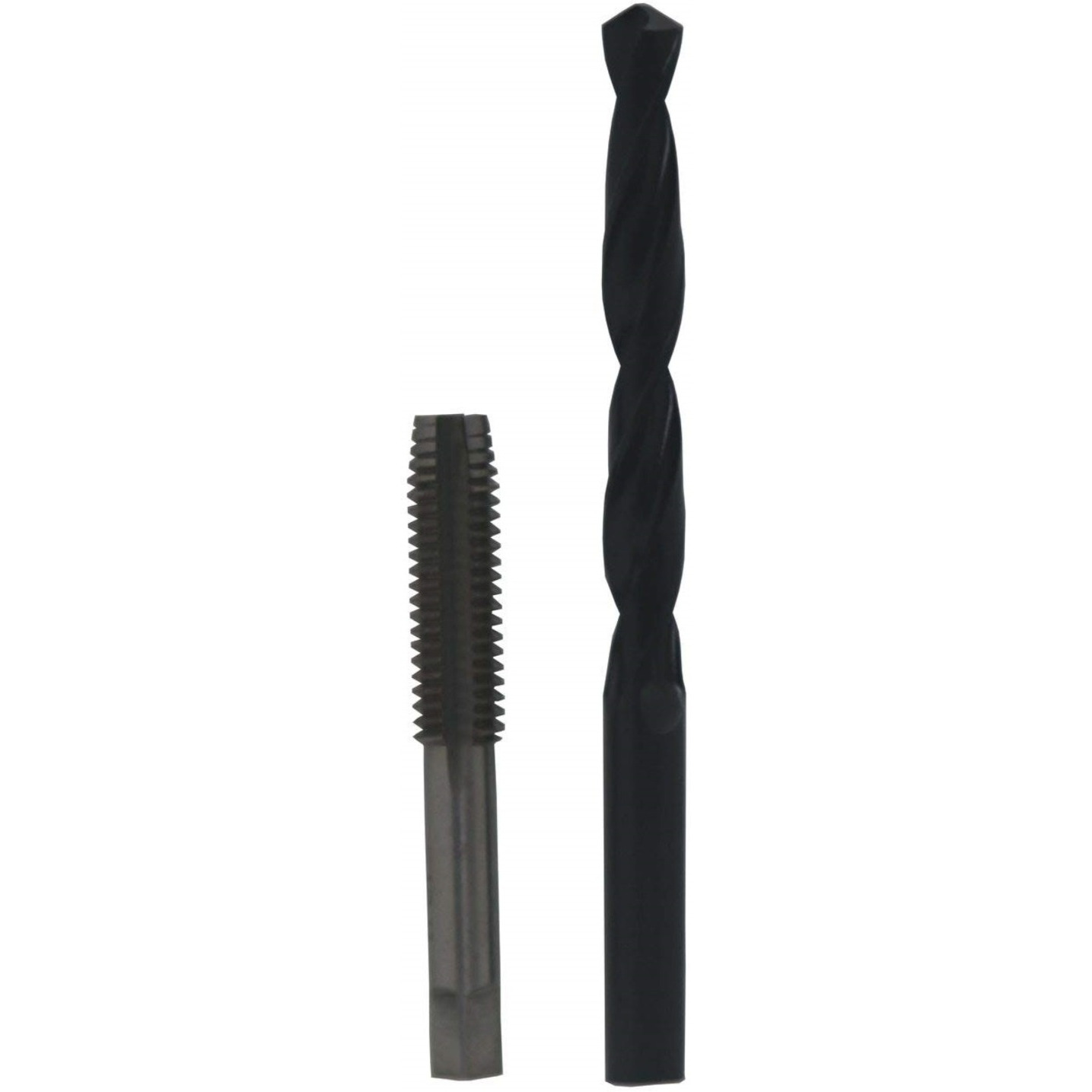 7/16"-14 HSS Plug Tap and matching U HSS Drill Bit in plastic pouch.