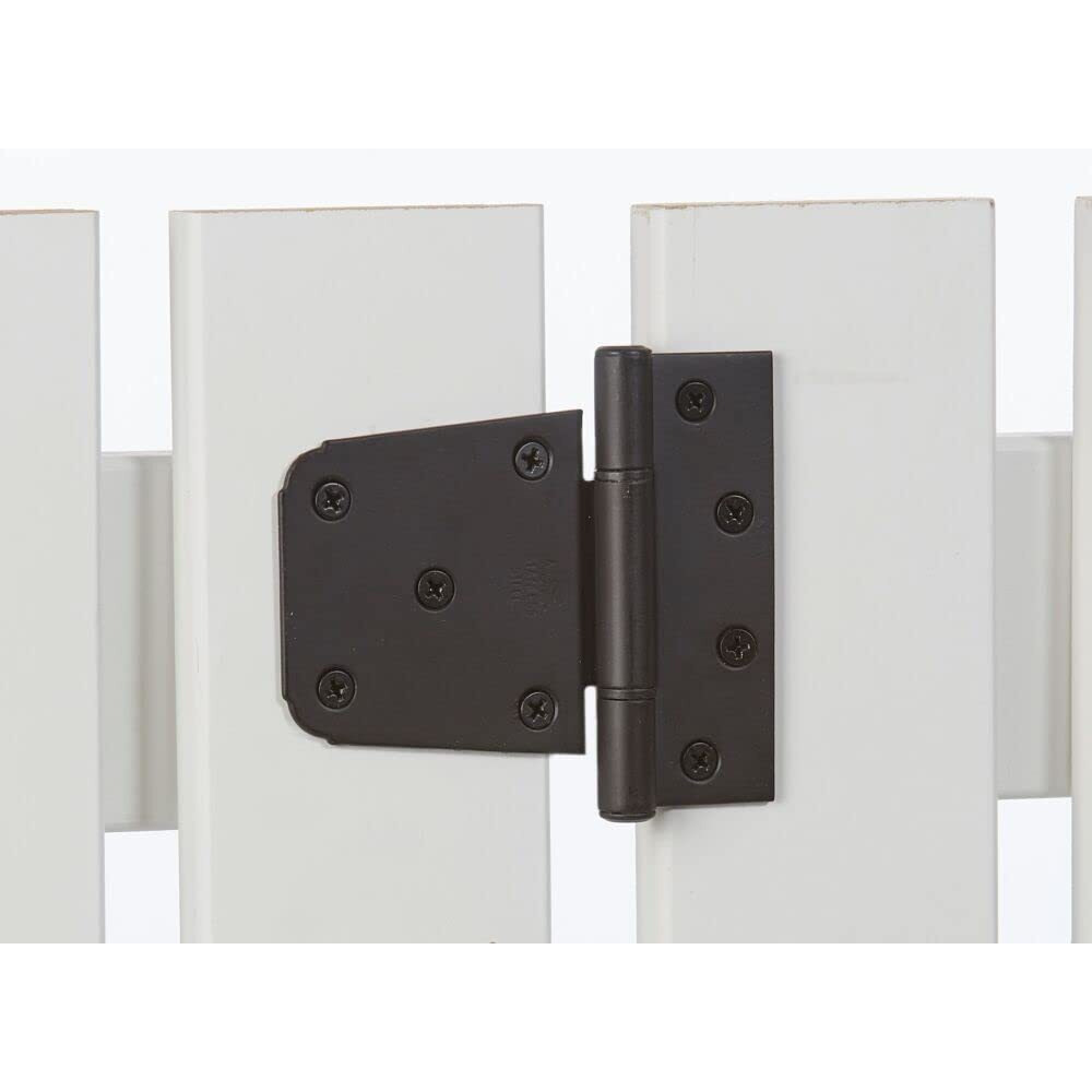 GATE HINGE MATTE BLACK (Pack of 1)