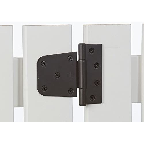 GATE HINGE MATTE BLACK (Pack of 1)