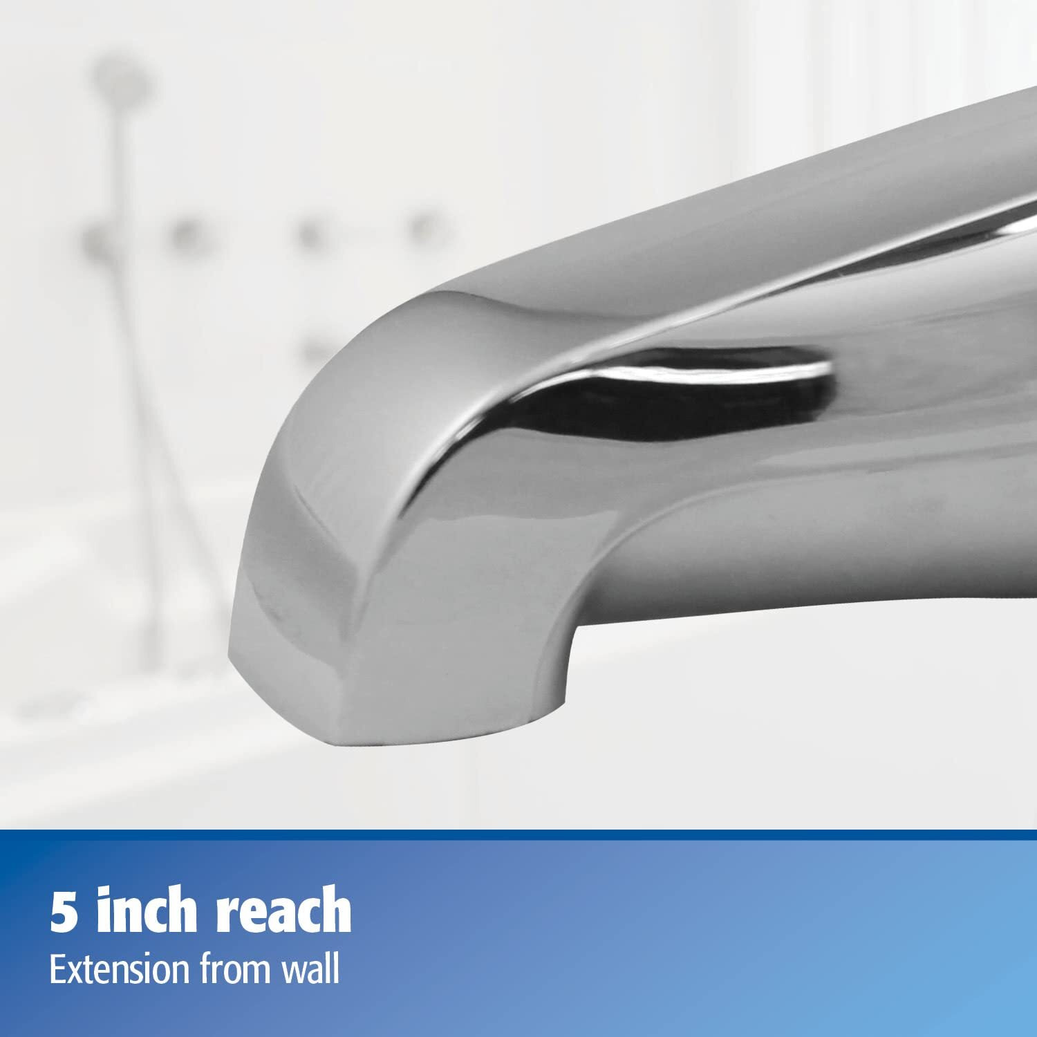 BATHTUB SPOUT 3.75&quotH (Pack of 1)