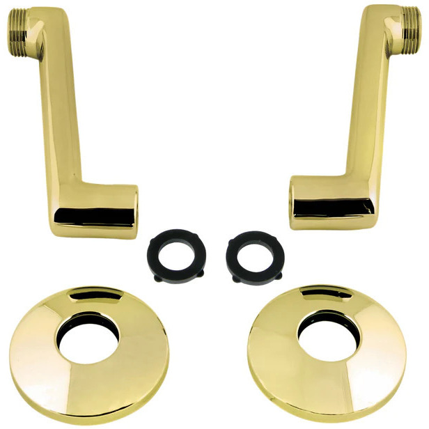 Kingston Brass KSEL243PB Swivel Elbow for  Tub Wall Mount Faucet KS265PB, Polished Brass