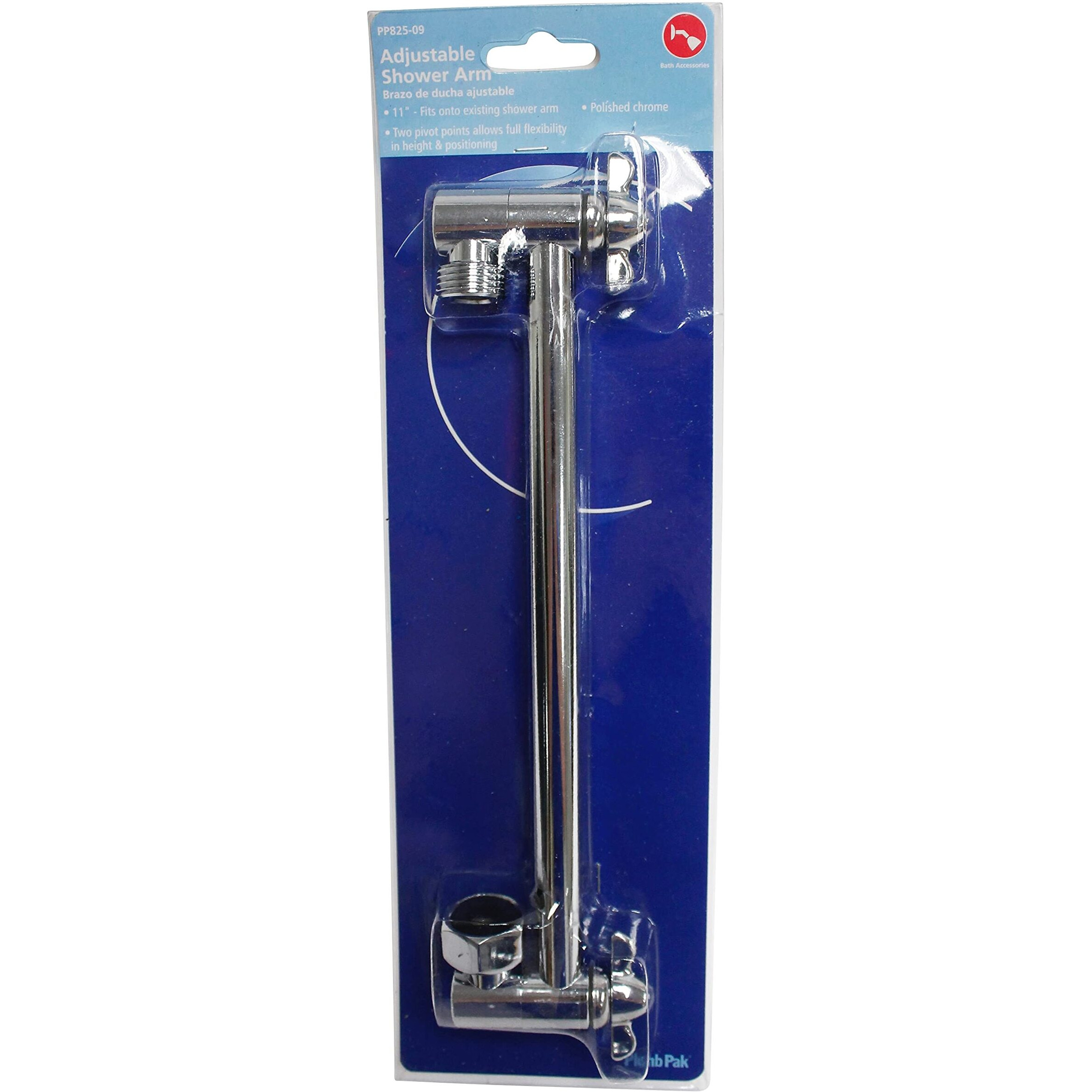 ADJUSTABLE SHOWERARM 11" (Pack of 1)