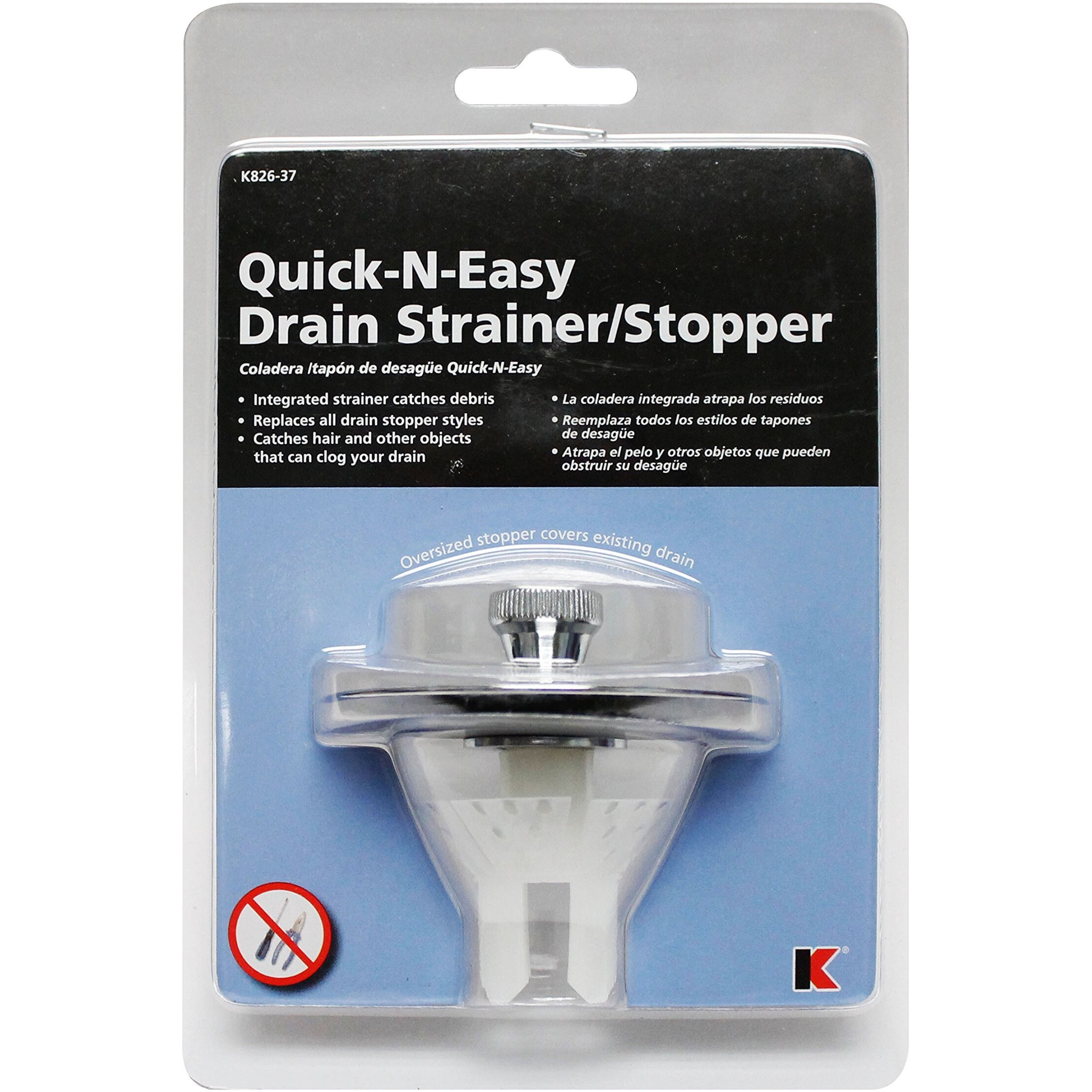 EZ STPPR W HAIR CATCH (Pack of 1)