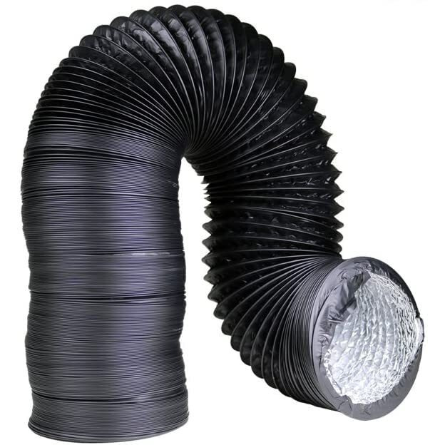 4'' Light Proof Black Ducting