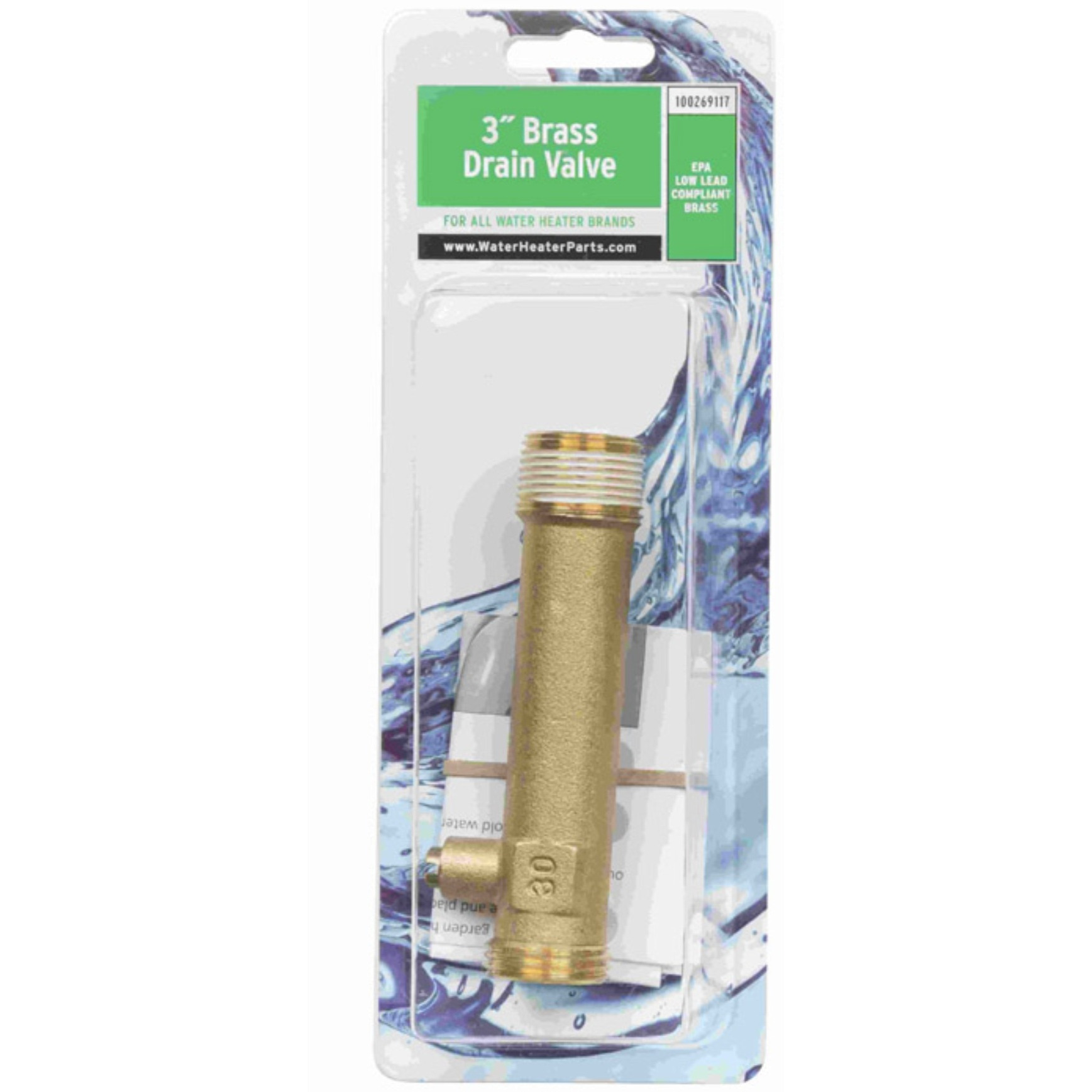 DRAIN VALVE 3/4"" MIPXMHT (Pack of 1)