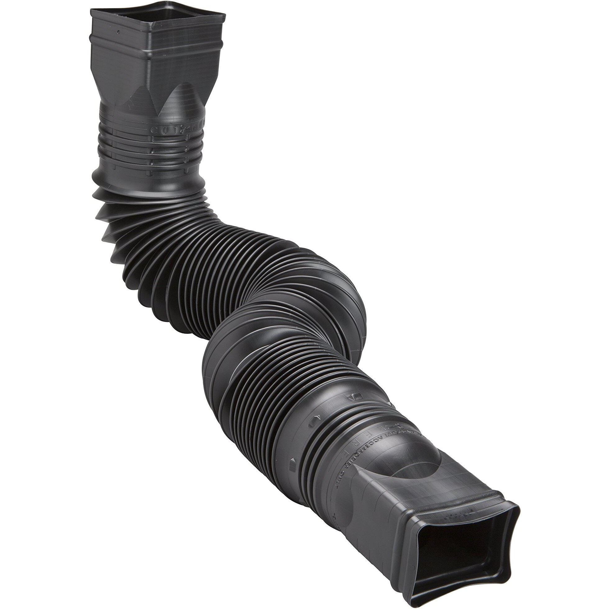 DOWNSPOUT EXTENSION BLK (Pack of 1)