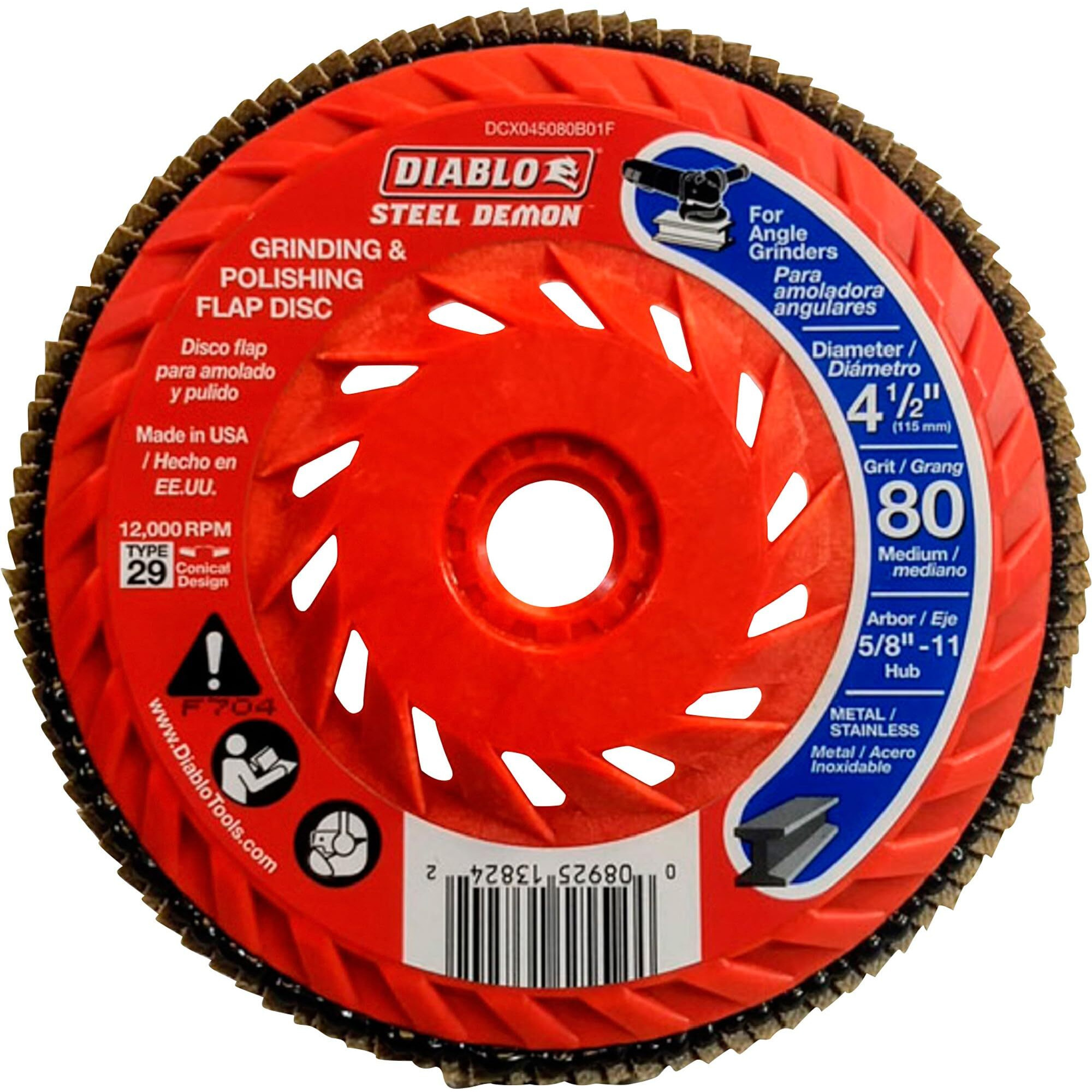 SPEED HUB FLAP DISC 80G (Pack of 1)