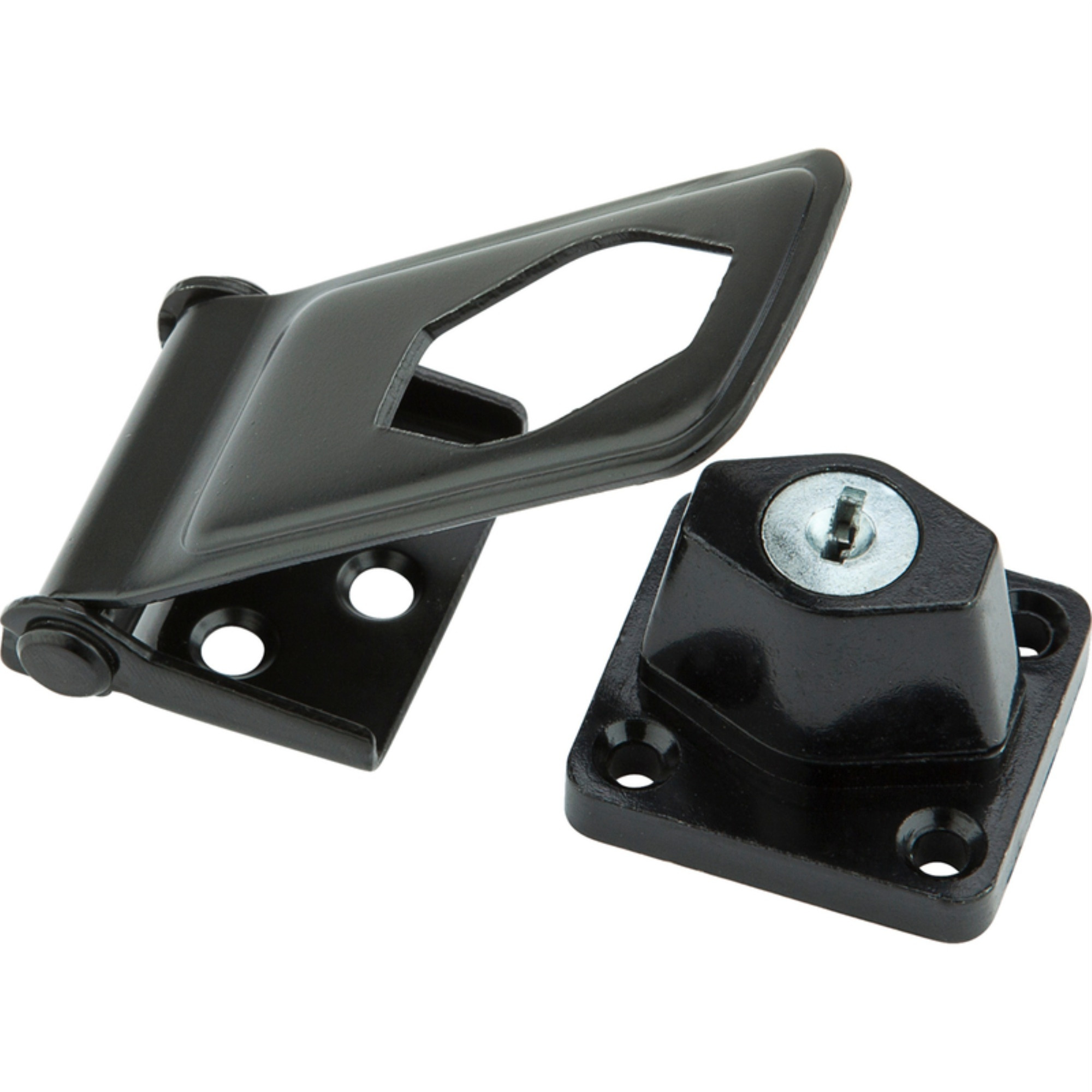 LOCK HASP KEY BLK 3.5"" (Pack of 1)
