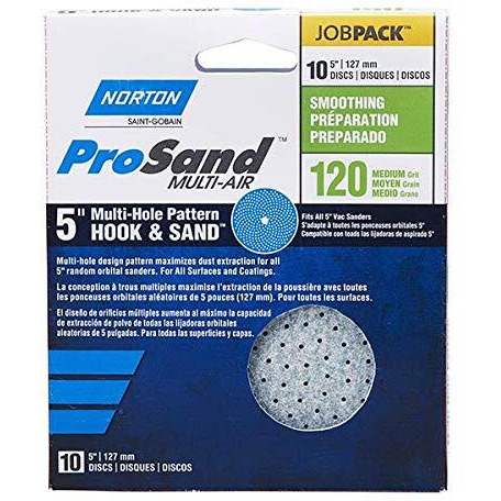 SAND DISC 5" 120GRIT MED (Pack of 1)